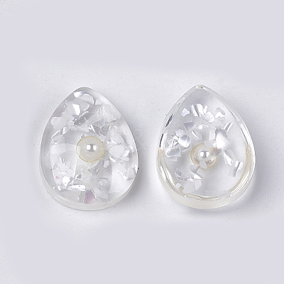 Translucent Resin Cabochons CRES-T014-18E-1