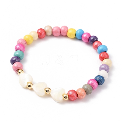 Stretch Kids Bracelets BJEW-JB05787-02-1