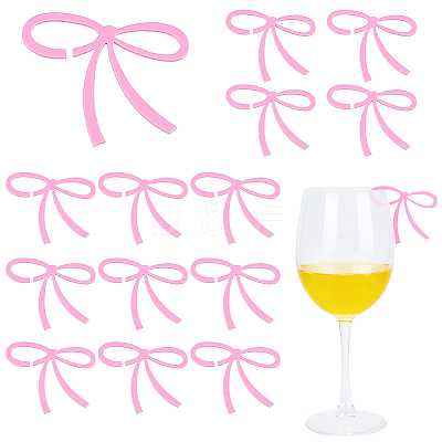 40Pcs Acrylic Wine Glass Charms AJEW-HY0002-52A-01-1