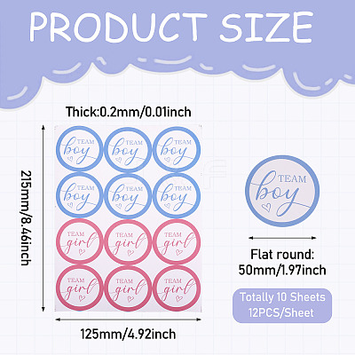 10 Sheets Paper Self Adhesive Stickers STIC-TA0002-07-1