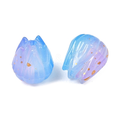 Opaque Acrylic Beads OACR-G054-04B-1
