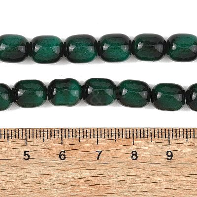 Imitation Tiger Eye Glass Beads Strands X-GLAA-H040-02C-1
