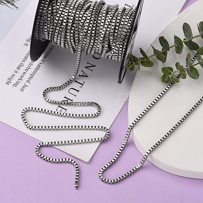 Tarnish Resistant 304 Stainless Steel Venetian Chains CHS-K001-34A-1