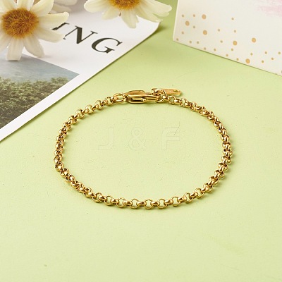 304 Stainless Steel Rolo Chain Bracelets X-BJEW-JB06447-03-1
