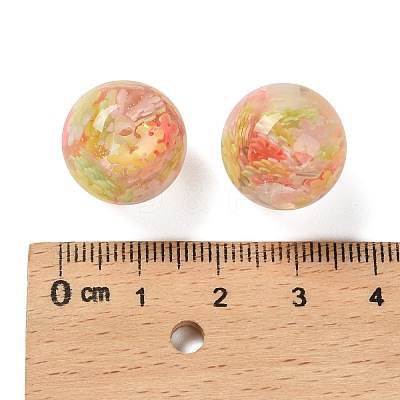 Transparent Resin with Paillette Beads RESI-G110-01F-1