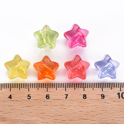 1-Hole Transparent Acrylic Buttons TACR-S154-52B-1
