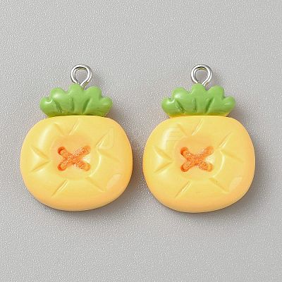 Opaque Resin Pendants CRES-CJC0011-004E-P-1