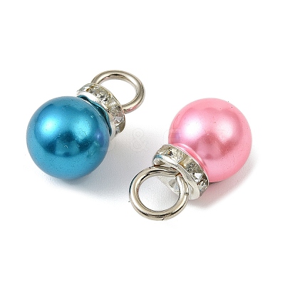 ABS Plastic Imitation Pearl Pendants KY-XCP0001-39-1