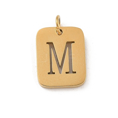 304 Stainless Steel Charms STAS-R001-01G-M-1
