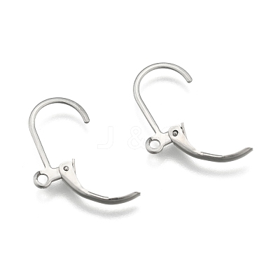 Tarnish Resistant 304 Stainless Steel Leverback Earring Findings STAS-E007-3-1