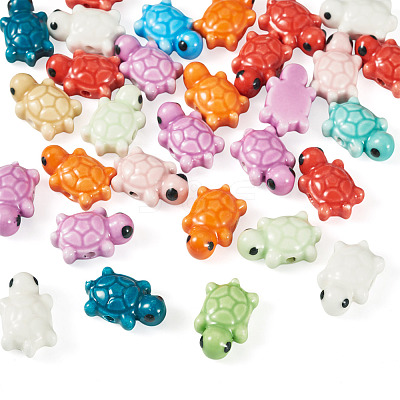 30Pcs Handmade Porcelain Beads PORC-TA0001-73A-1