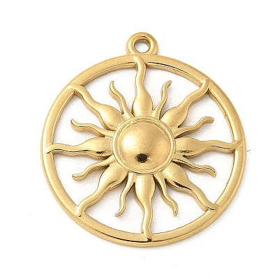 304 Stainless Steel Pendants STAS-I322-01G-01-1