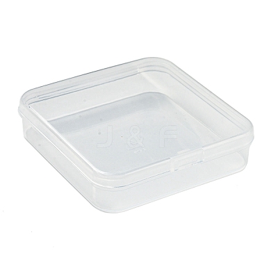 Transparent Plastic Bead Containers CON-BC0004-49-1