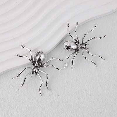 Alloy Rhinestone Stud Earrings LS-EJEW-H155-01AS-1
