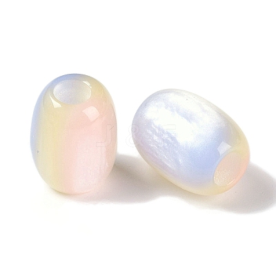 Triple Color Resin European Beads RESI-F055-13D-1