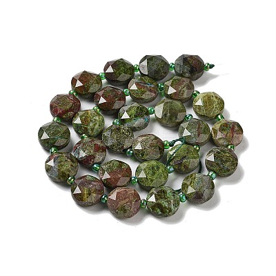Natural Dragon Blood Jasper Beads Strands G-NH0004-007-1