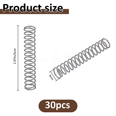 30Pcs Steel Spring FIND-FH0017-54-1