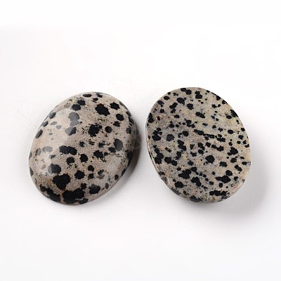 Oval Natural Dalmatian Jasper Cabochons G-I171-30x40mm-03-1