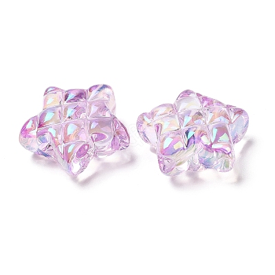 Transparent Acrylic Beads X-MACR-D074-07D-1