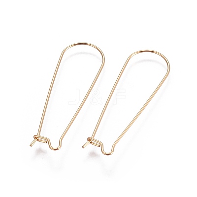 304 Stainless Steel Hoop Earring Finding X-STAS-E464-05G-1