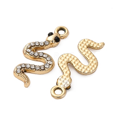 Alloy Rhinestone Pendants PALLOY-S052-07G-1