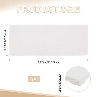 Heat-resistant Quartz Board AJEW-WH0314-471-1