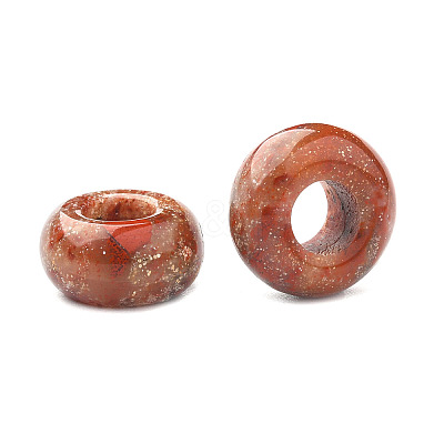 Natural Brecciated Jasper European Beads LS-X-G-G740-14x8mm-05-1