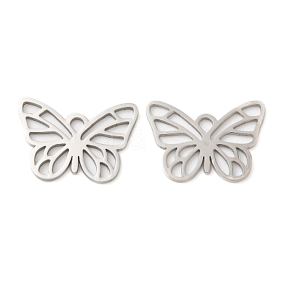 Non-Tarnish 201 Stainless Steel Pendants X-STAS-A084-05P-1