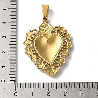 PVD Vacuum Plating 304 Stainless Steel Pendants STAS-L081-038G-1