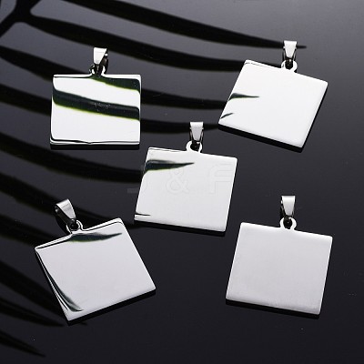 Tarnish Resistant 304 Stainless Steel Pendants STAS-I140-27S-1