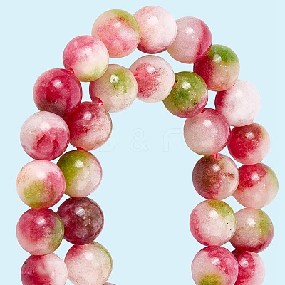 1 Strand Dyed Natural Gemstone Imitation Tourmaline Beads Strands G-SP0001-43-1
