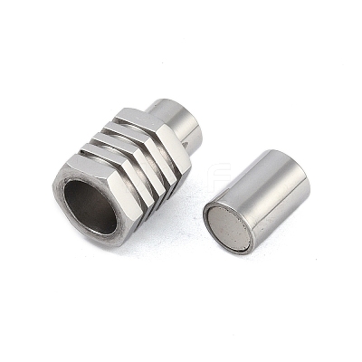 Non-Tarnish 304 Stainless Steel Magnetic Clasps STAS-K282-03P-1