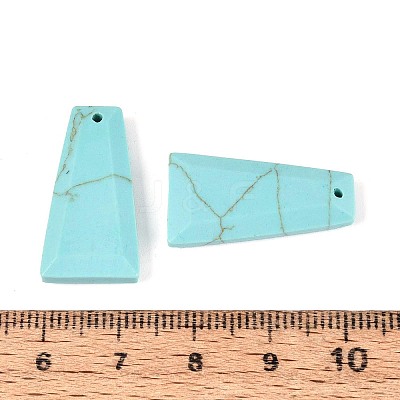 Synthetic Turquoise Pendants G-Q601-10C-1