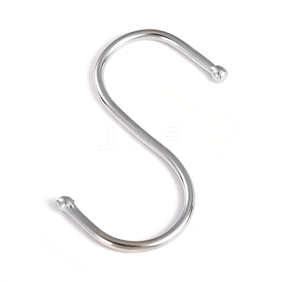Stainless Steel S-Hook Clasps LS-STAS-WH0014-50P-1