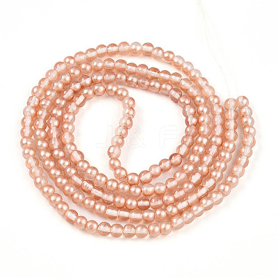 Baking Paint Transparent Glass Beads X1-DGLA-N011-4mm-04-1