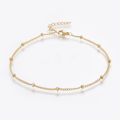 304 Stainless Steel Anklets AJEW-H013-04-1