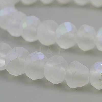 Electroplate Glass Beads Strands LS-EGLA-S141-6mm-01E-1