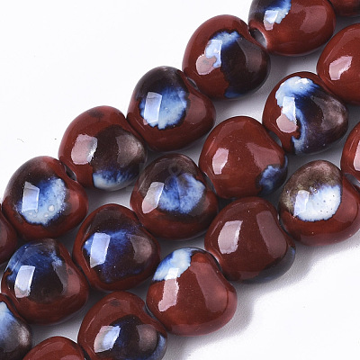Handmade Porcelain Beads PORC-S498-15B-03-1