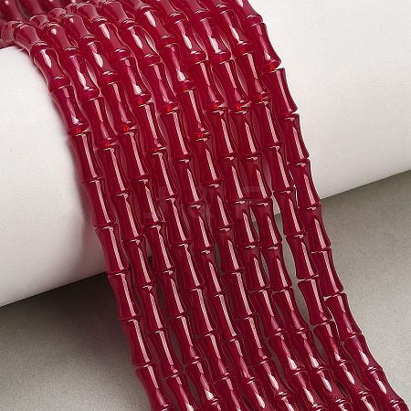 Lab Grown Red Corundum Beads Strands GG-CBAC488-03B-1