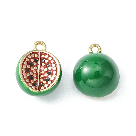 Brass Enamel Charms KK-G462-21LG-1