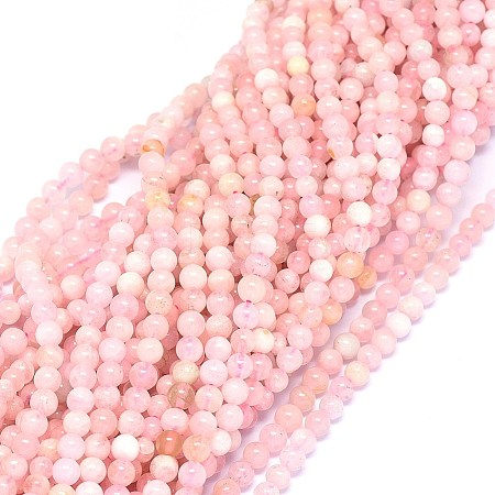 Natural Morganite Beads Strands G-F602-12-4mm-1