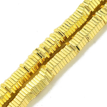 Electroplated Synthetic Non-Magnetic Hematite Beads Strands G-H020-B01-02-1