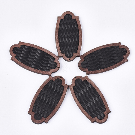 Eco-Friendly Cowhide Leather Big Pendants FIND-S301-31A-01-1