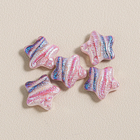 15Pcs Printed Resin Beads RESI-CJC0006-036H-1