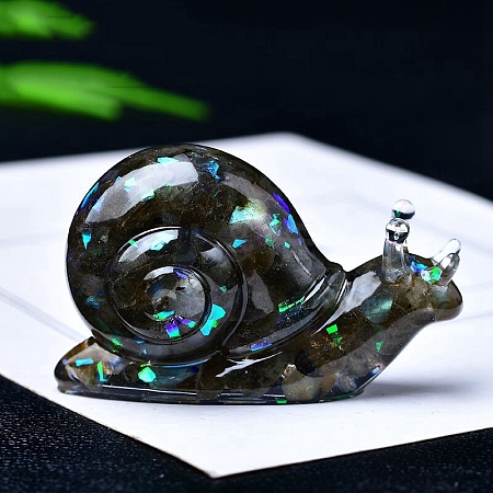 Resin Snail Display Decoration PW-WG2AB12-07-1