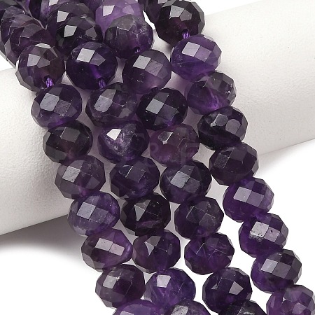 Natural Amethyst Beads Strands GG-CBA59DD-A01-5x8mm-1