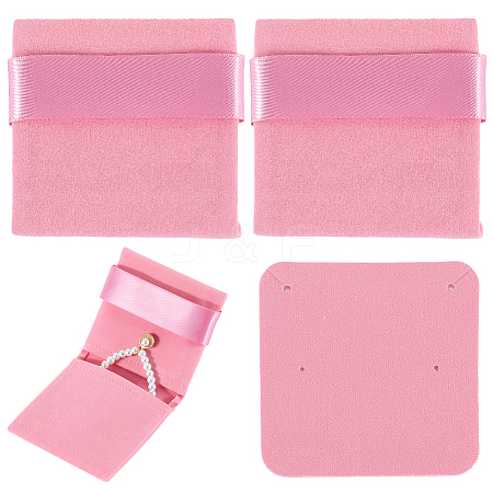 3Pcs Rectangle Velvet Envelope Packing Pouches TP-BBC0001-10B-1