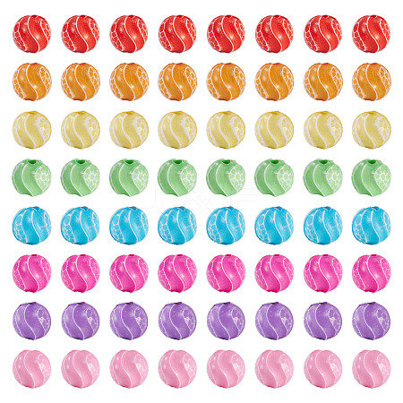 368Pcs Opaque Acrylic Beads SACR-TA0001-61-1