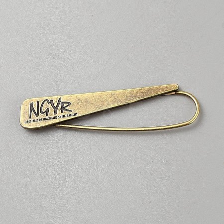 Zinc Alloy Safety Pins JEWB-WH0030-78E-1