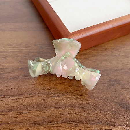 Bowknot Cellulose Acetate(Resin) Claw Hair Clips PW-WG8E1EB-11-1